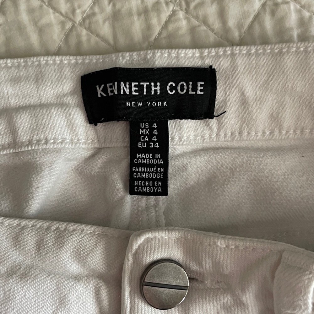Kenneth Cole Women's White Jeans - Picture 3 of 3